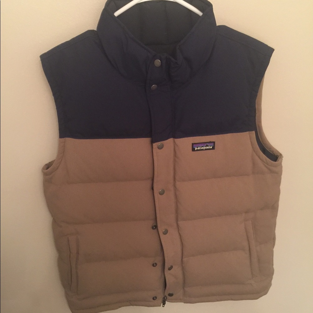 Men’s Patagonia puffer vest.